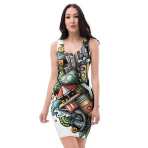 Home vestido ajustado