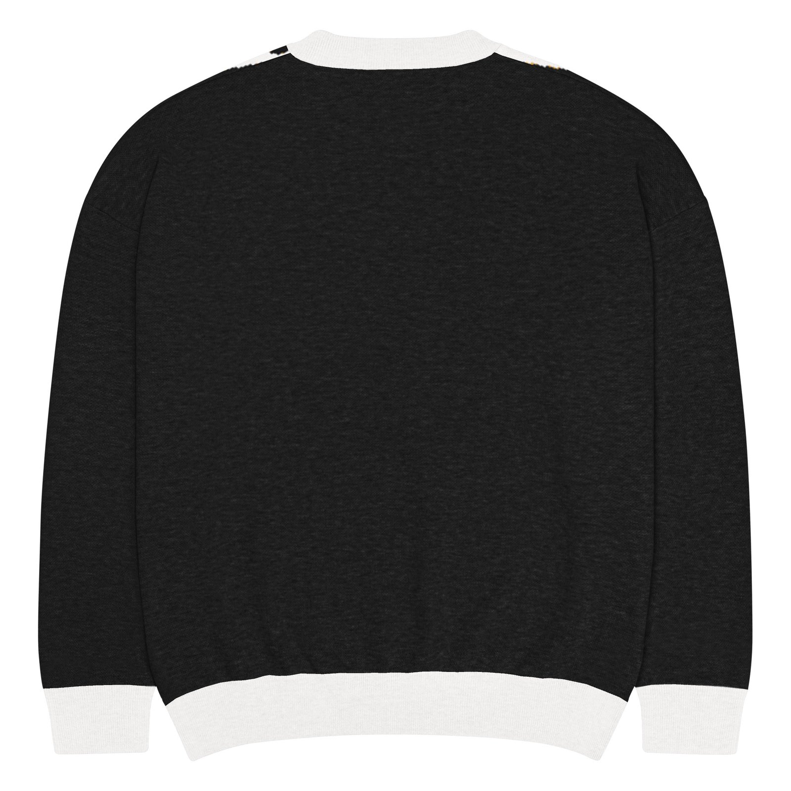 jersey holgado de punto con cuello redondo jersey holgado de punto con cuello redondo