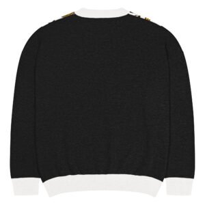 Home jersey holgado de punto con cuello redondo