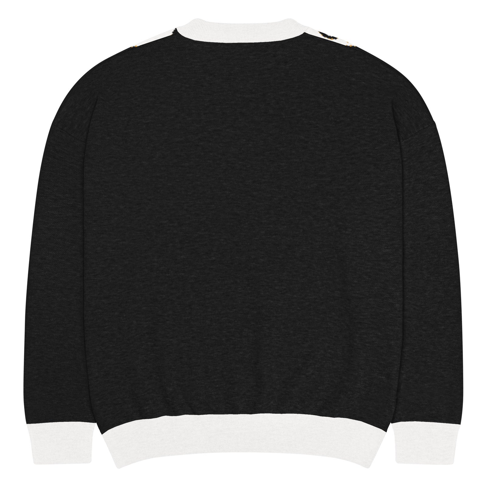 jersey holgado de punto con cuello redondo jersey holgado de punto con cuello redondo