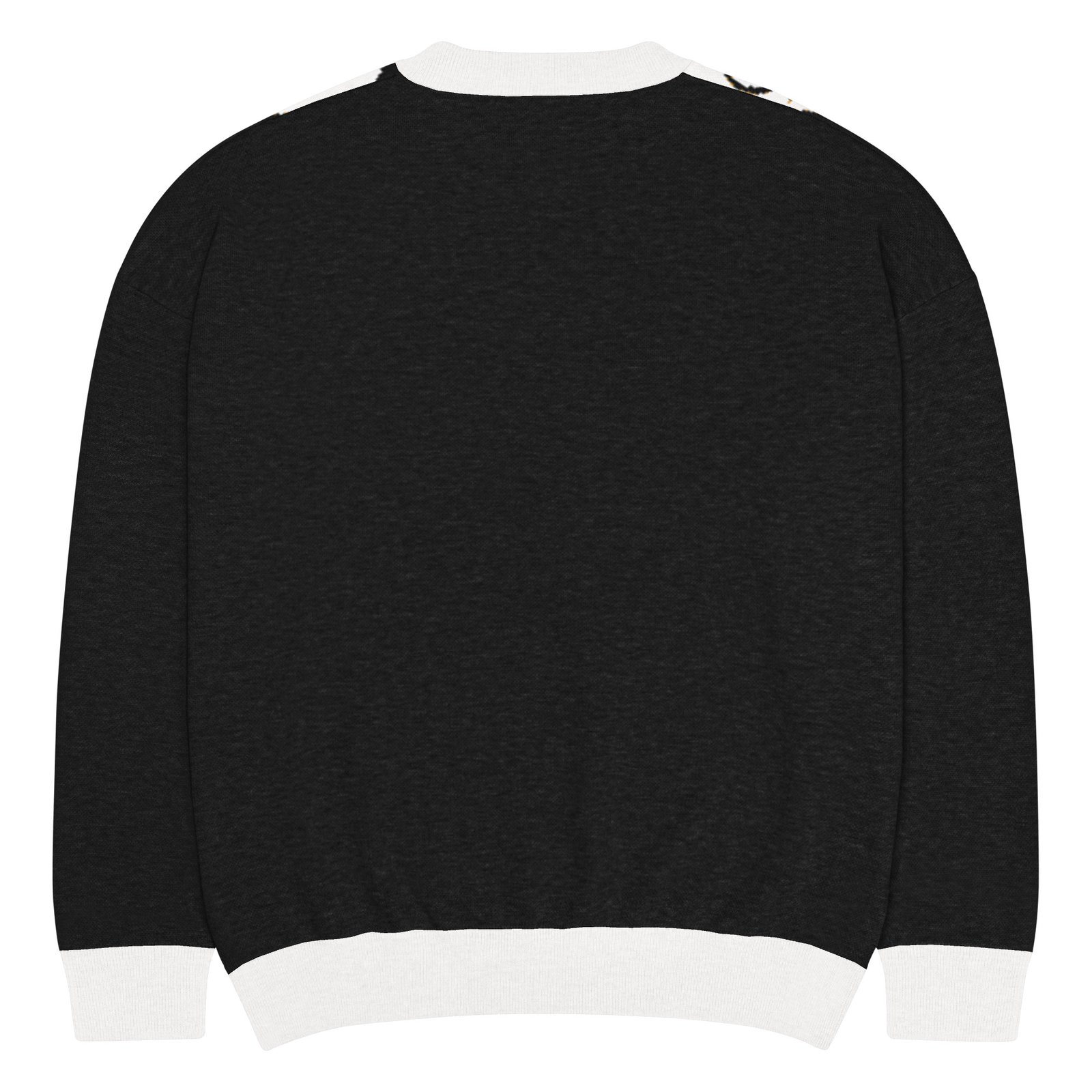 jersey holgado de punto con cuello redondo jersey holgado de punto con cuello redondo