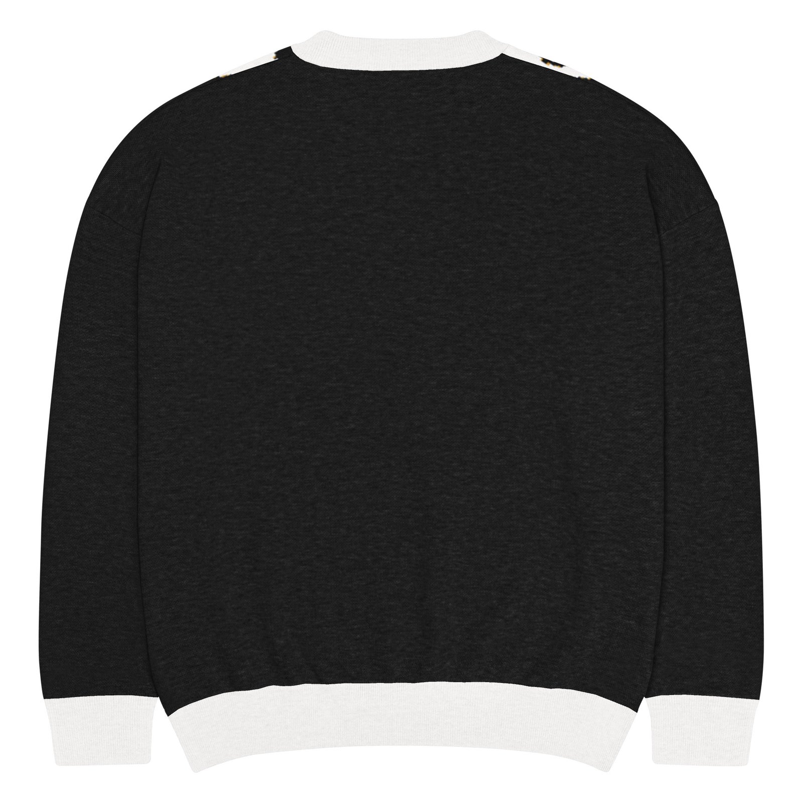 jersey holgado de punto con cuello redondo jersey holgado de punto con cuello redondo