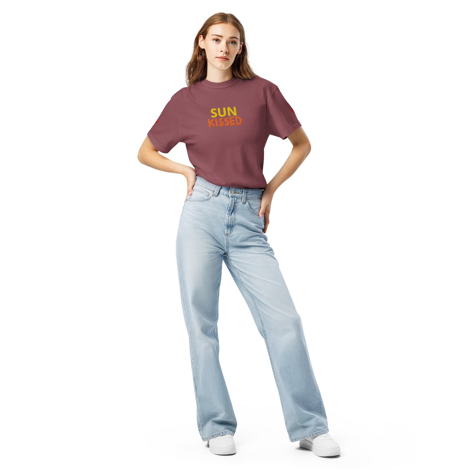 camiseta gruesa teñida unisex camiseta gruesa teñida unisex