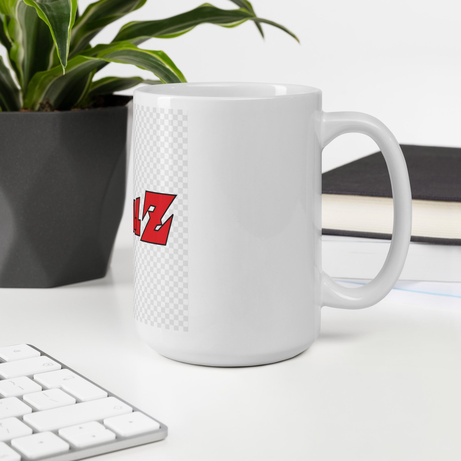 taza blanca brillante taza blanca brillante